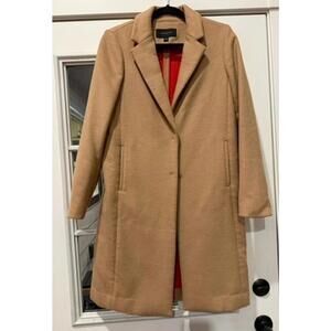 NWOT Neutral Camel - Ann Taylor Signature Wool Blend Coat